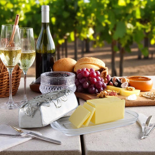 Grape Butter Dish Vineyard Table Accent