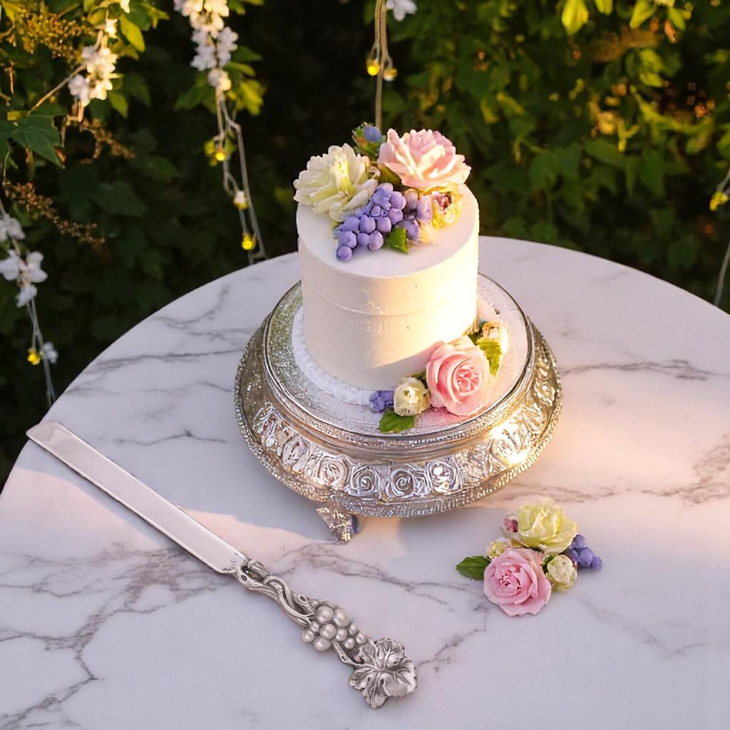 Grape Cake Knife | Elegant Table Décor & Serving Accent