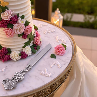 Grape Cake Knife | Elegant Table Décor & Serving Accent