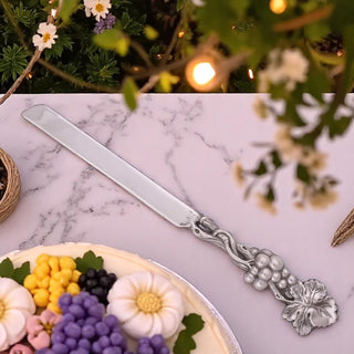 Grape Cake Knife | Elegant Table Décor & Serving Accent