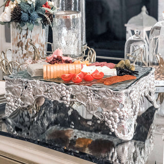 Grape Cake Pedestal Sheet | Elegant Table Décor & Entertaining Accent