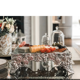 Grape Cake Pedestal Sheet | Elegant Table Décor & Entertaining Accent