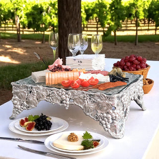 Grape Cake Pedestal Sheet | Elegant Table Décor & Entertaining Accent
