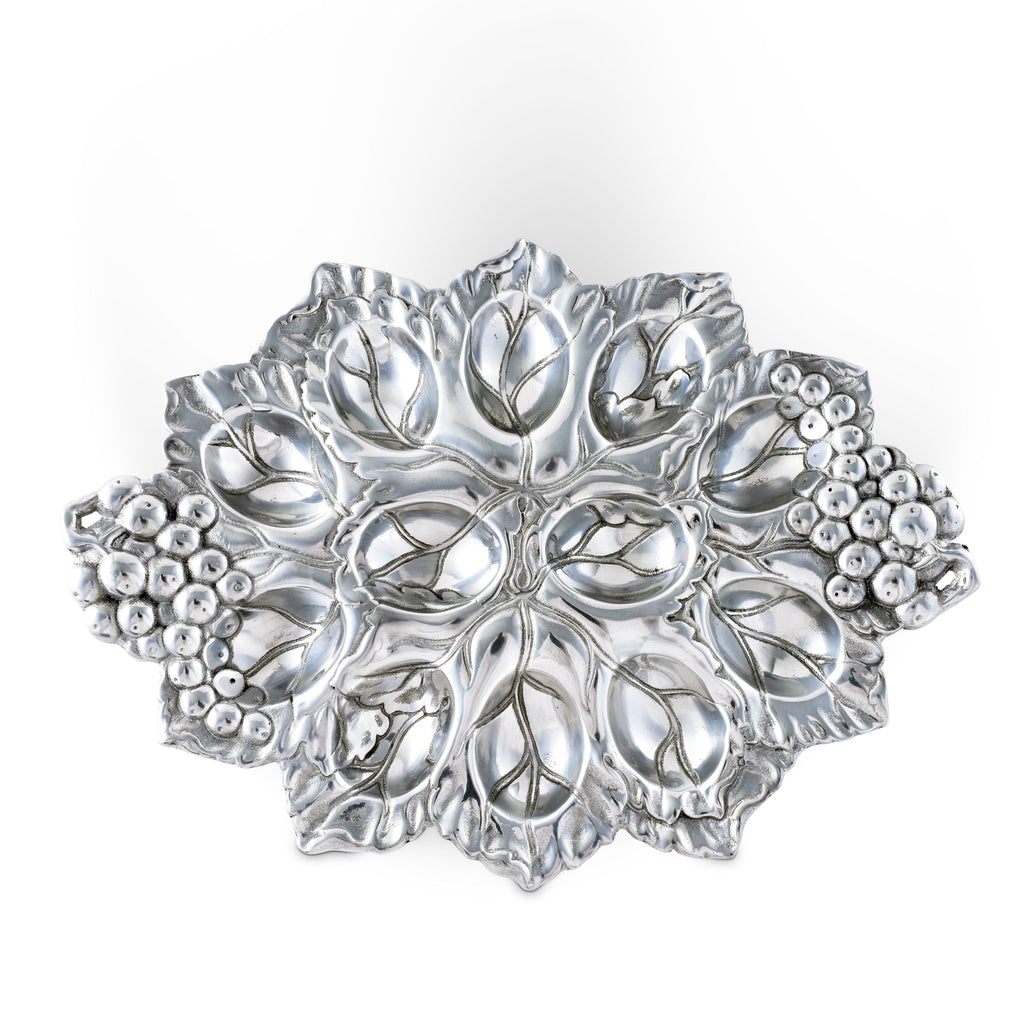 Grape Deviled Egg Holder | Elegant Table Décor & Entertaining Accent