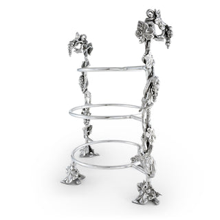 Grape Multi-Tiered Dinner Plate Caddy | Elegant Table Décor & Storage Accent