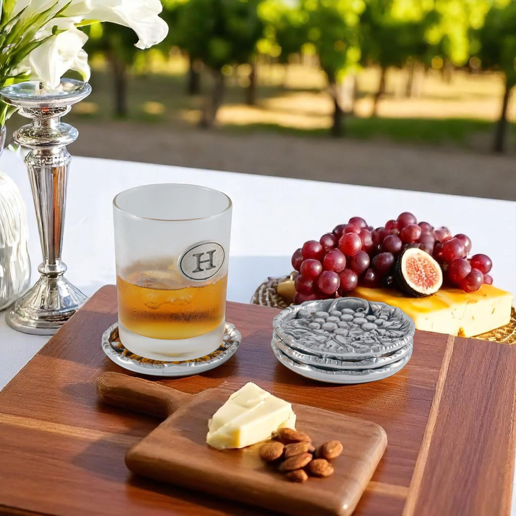 Grape Drink Coaster Set of 4 Vineyard Accent