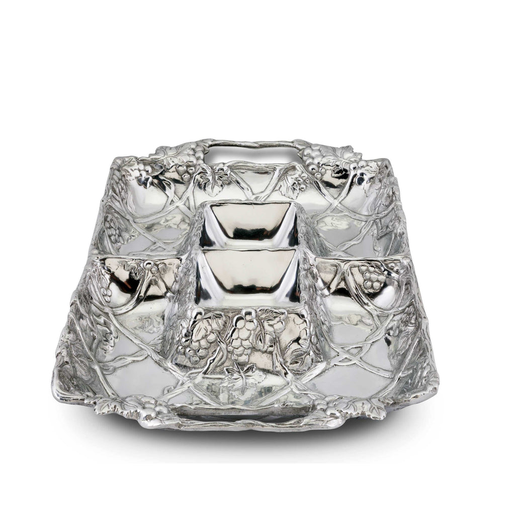 Grape Entertainment Tray Vineyard Table Accent