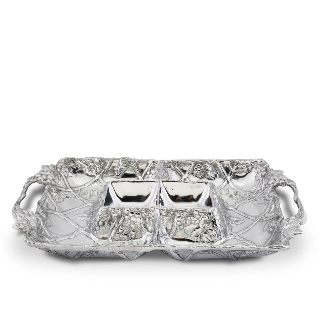 Grape Entertainment Tray Vineyard Table Accent