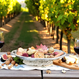 Grape Footed Side Dish | Elegant Table Décor & Entertaining Accent