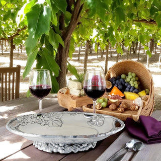 Grape Footed Side Dish | Elegant Table Décor & Entertaining Accent