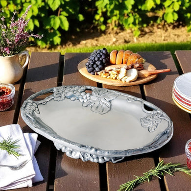 Grape Footed Side Dish | Elegant Table Décor & Entertaining Accent