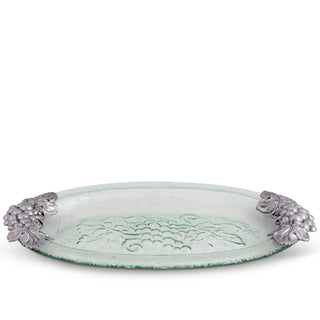 Grape Glass Platter | Elegant Table Décor & Entertaining Accent