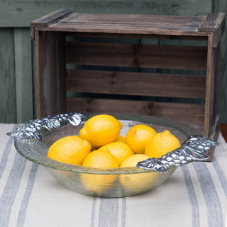 Grape Glass Salad Bowl | Elegant Table Décor & Entertaining Accent