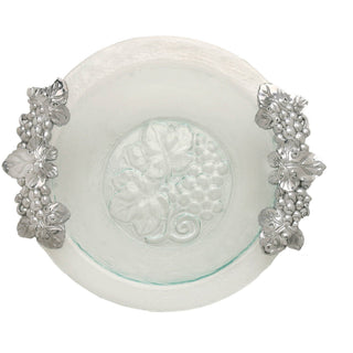 Grape Glass Salad Bowl | Elegant Table Décor & Entertaining Accent