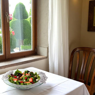 Grape Glass Salad Bowl | Elegant Table Décor & Entertaining Accent