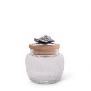 Grape Knob Glass Canisters Decorative Accent