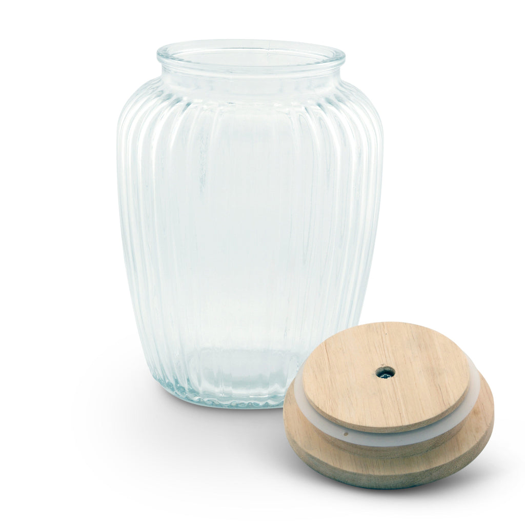 Grape Knob Glass Canisters Decorative Accent