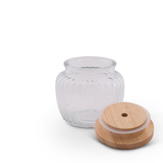 Grape Knob Glass Canisters Decorative Accent