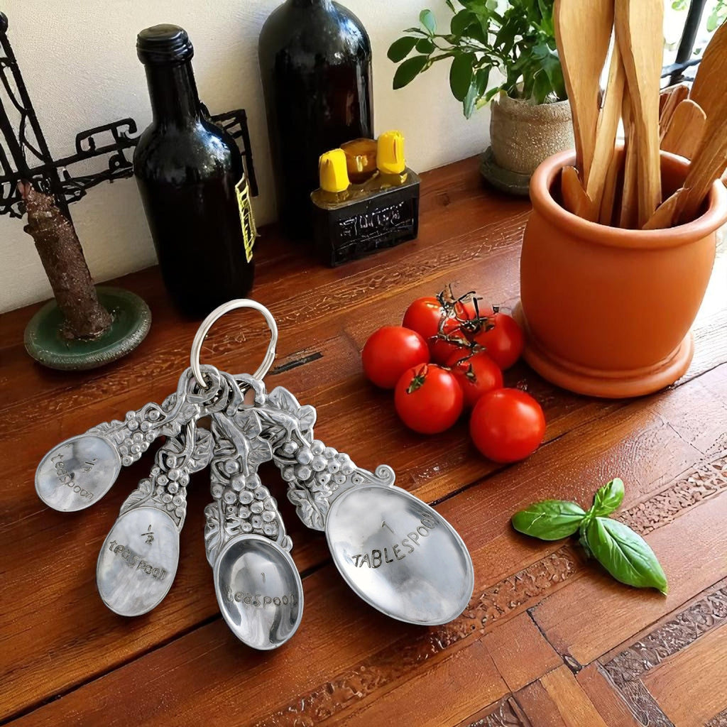 Grape Measuring Spoons Vineyard Kitchen Accent