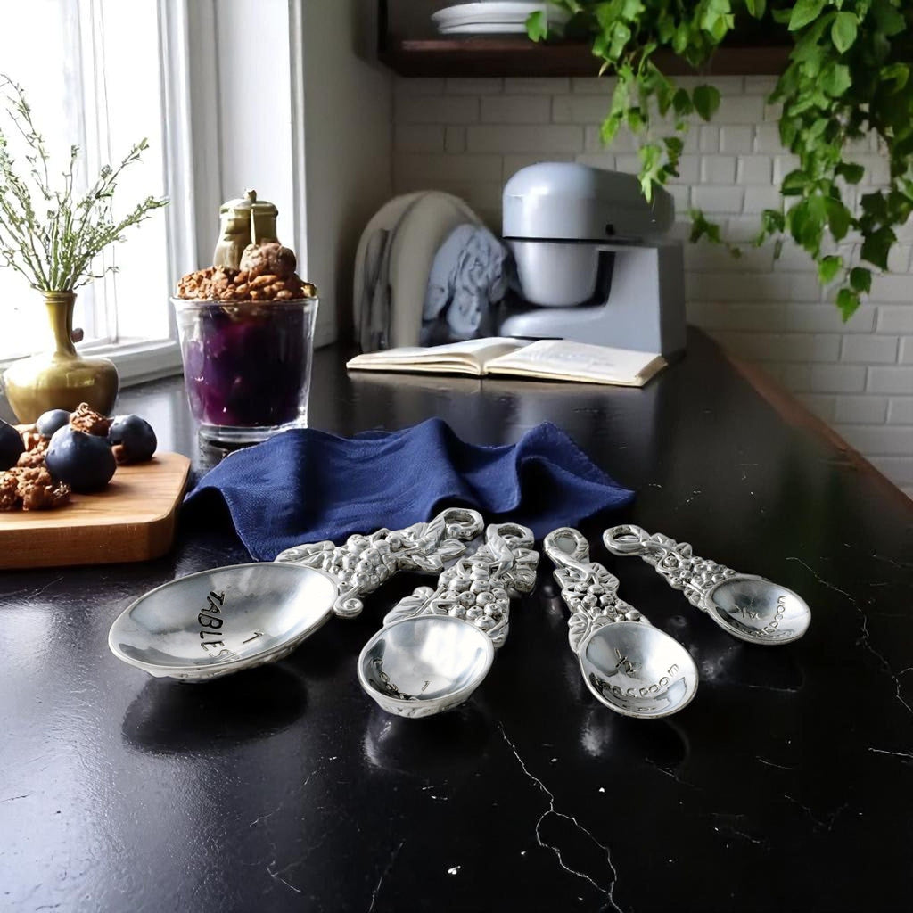 Grape Measuring Spoons Vineyard Kitchen Accent