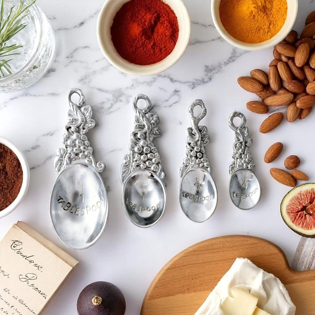 Grape Measuring Spoons Vineyard Kitchen Accent