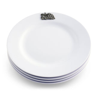Grape Melamine Lunch Plates - Set of 4