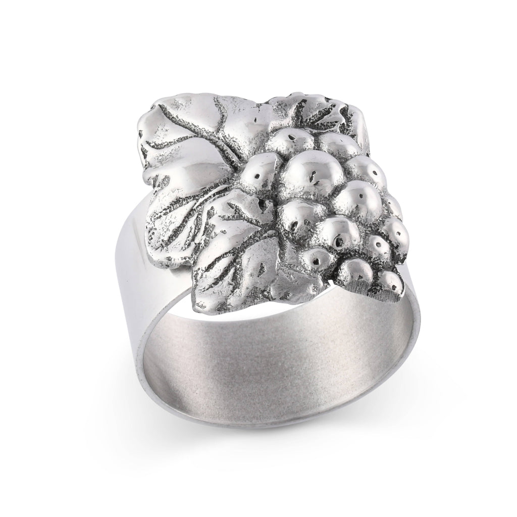 Grape Napkin Rings Set of 4 Vineyard Accent