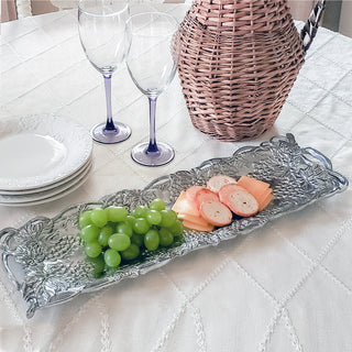 Grape Oblong Tray Vineyard Serving Accent
