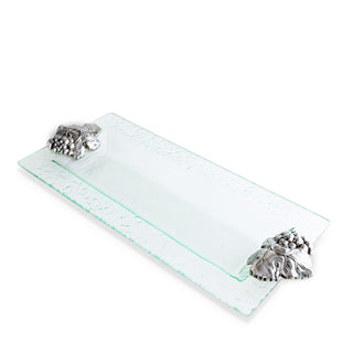 Sculpted Grape Oblong Tray | Classic Entertaining Accent