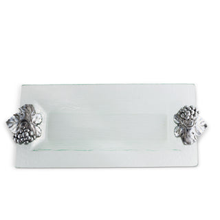 Sculpted Grape Oblong Tray | Classic Entertaining Accent