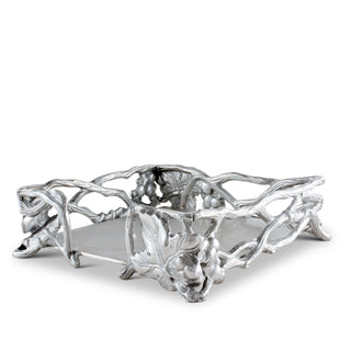 Grape Open Vine Napkin Box Vineyard Table Accent