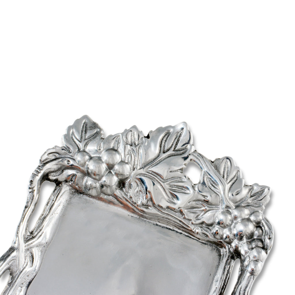 Grape Open Vine Oblong Tray Vineyard Accent