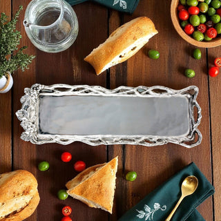Grape Open Vine Oblong Tray Vineyard Accent