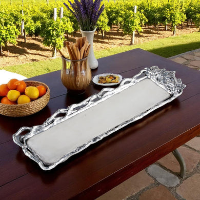 Grape Open Vine Oblong Tray Vineyard Accent