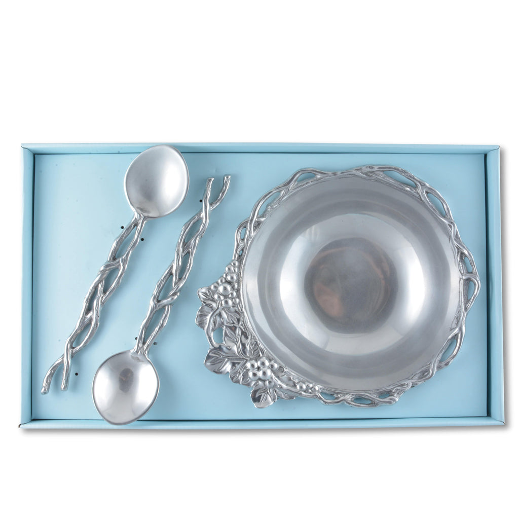 Open Vine Grape Salad Set 3-Pc | Refined Dining Essential