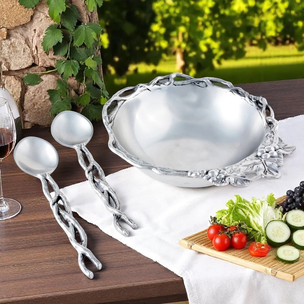 Open Vine Grape Salad Set 3-Pc | Refined Dining Essential