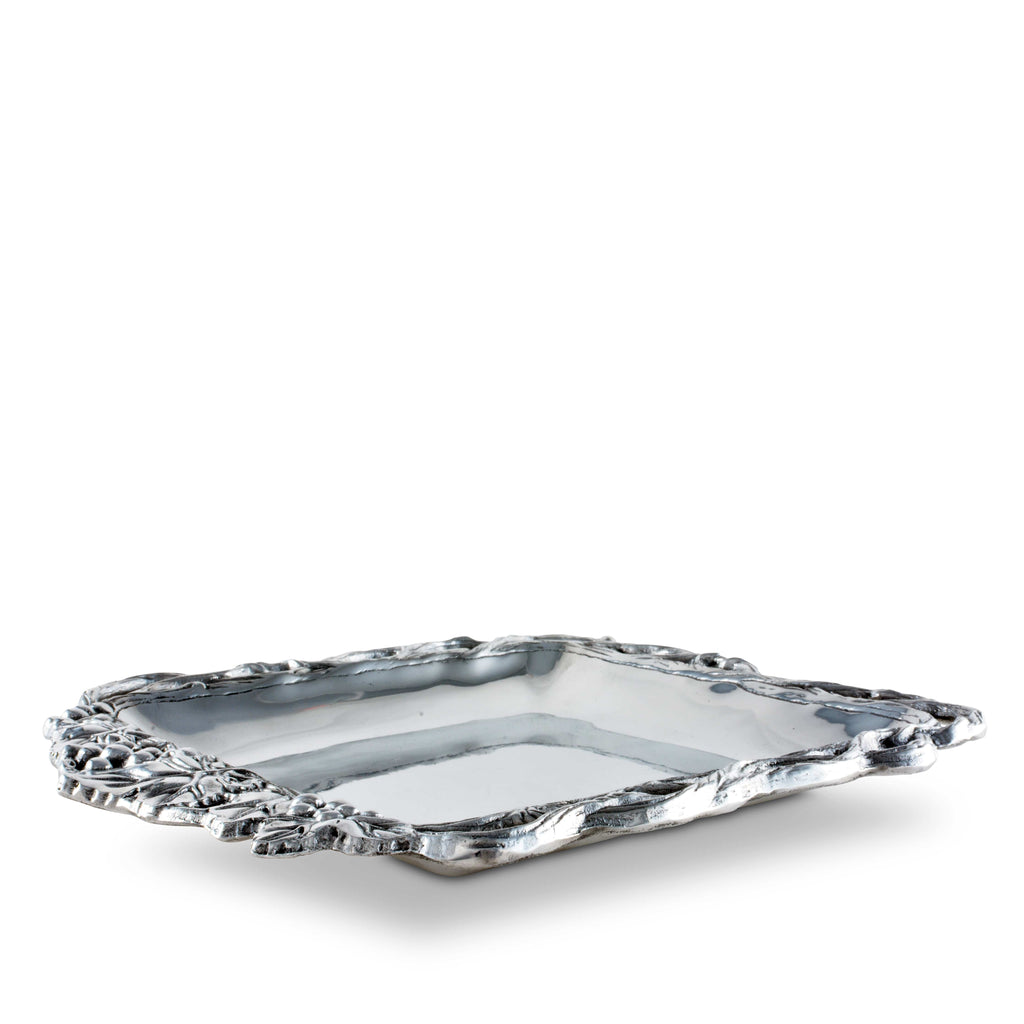 Open Vine Grape Square Tray 12″ | Sophisticated Table Accent