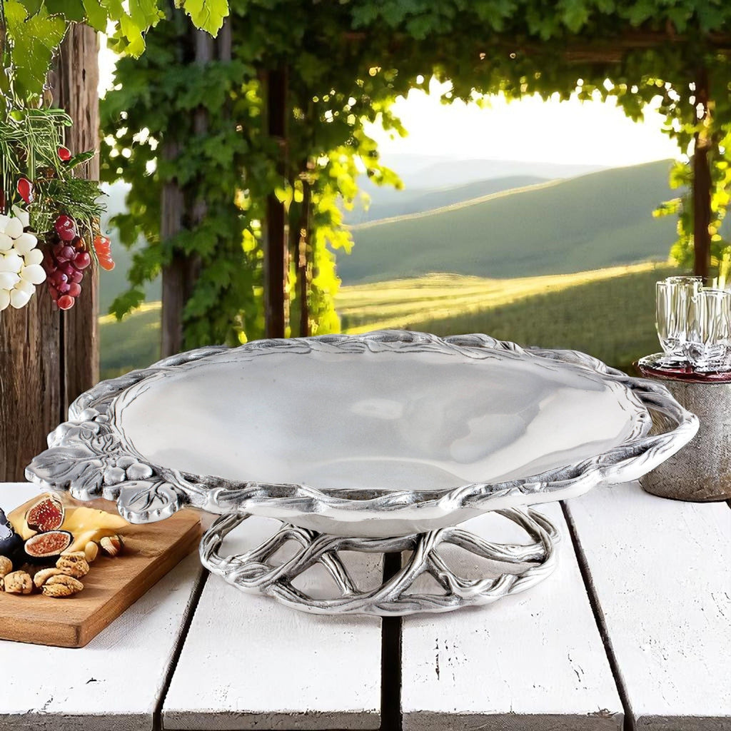 Open Vine Grape Vegetable Dish | Artful Dining Statement