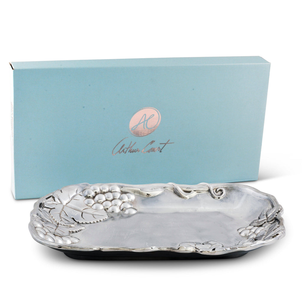 Grape Pattern Catch All | Elegant Table Décor & Accent Piece