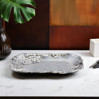 Grape Pattern Catch All | Elegant Table Décor & Accent Piece