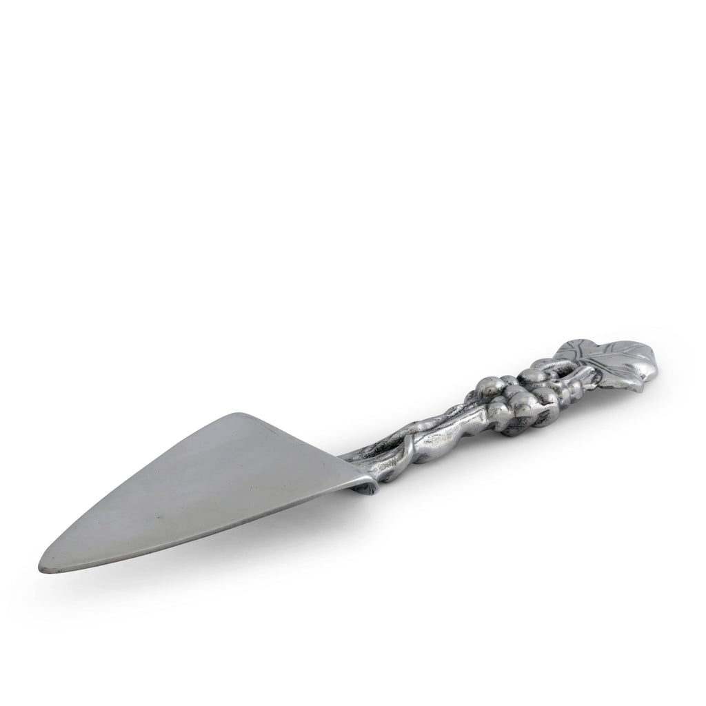 Sculpted Grape Pie Server | Elegant Dessert Presentation