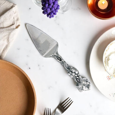 Sculpted Grape Pie Server | Elegant Dessert Presentation