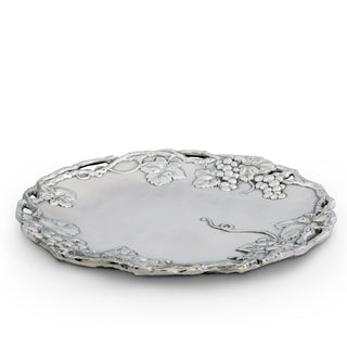 Grape Round Tray 15″ | Elegant Entertaining Serveware