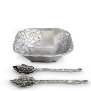 Grape Salad Bowl Set 3-Pc | Elegant Entertaining Serveware