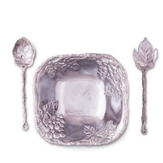 Grape Salad Bowl Set 3-Pc | Elegant Entertaining Serveware