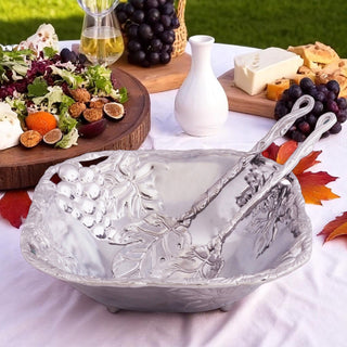 Grape Salad Bowl Set 3-Pc | Elegant Entertaining Serveware