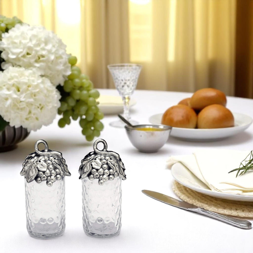 Grape Salt and Pepper Set | Elegant Tabletop Accent