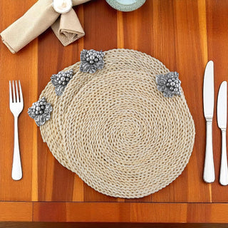 Grape Vineyard seagrass Placemats Set of 4 Table Accent