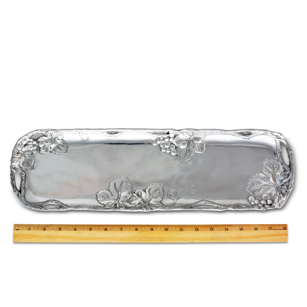 Grape Vineyard Oblong Tray Decorative Accent