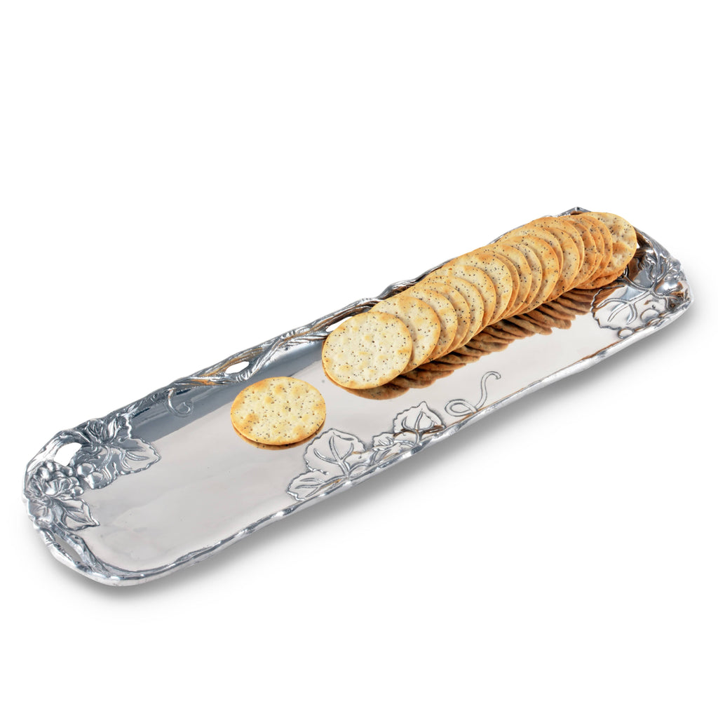 Grape Vineyard Oblong Tray Decorative Accent